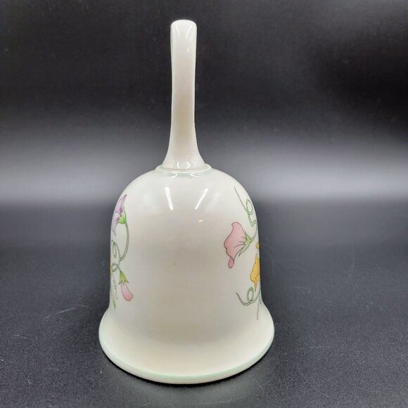 Vintage Sadler England Bell Sweet Pea Flower Porcelain Retro Floral Flowers Read - Picture 4 of 11